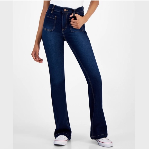 Dollhouse Denim - NWT Dollhouse curvy collection high rise slim flare size: 15/16